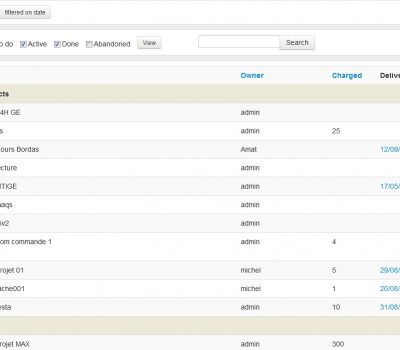 Project management module for better project monitoring